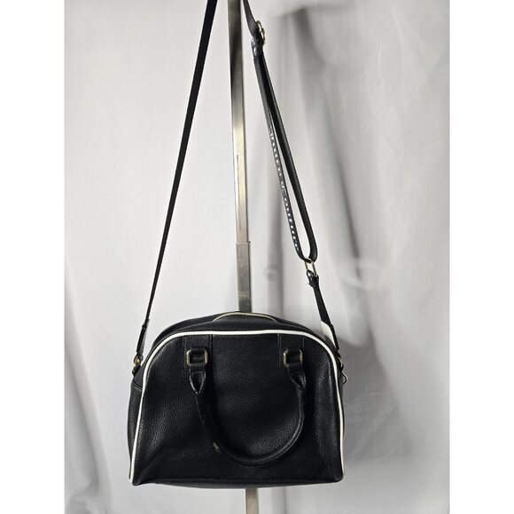 JUICY COUTURE Sports Bowler Top Handle Satchel Black Crossbody Dome- FLAWS - Picture 6 of 12
